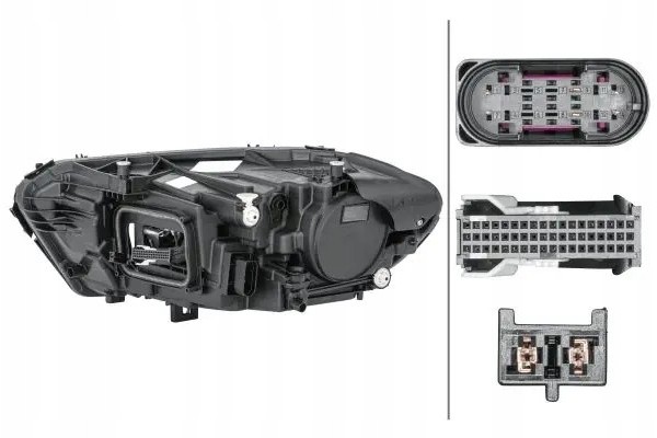 HEADLAMP LAMP 1EX 015 091 821 HELLA Packaging status original