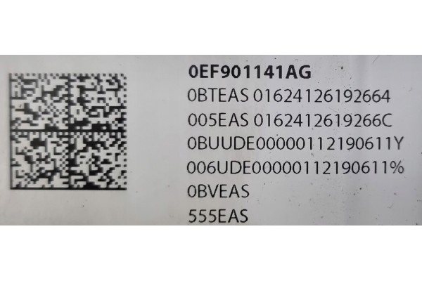 Motor eléctrico delantero Audi E-Tron 0EF901141AG