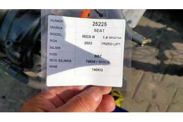 Motor completo Seat Ibiza III 1.4B 74KW 101HP BBZ