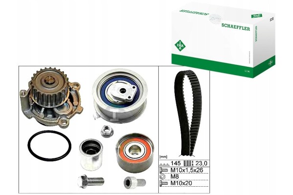 Timing Kit 06B109244 06B121011E 06B121011Q AUDI A3 VW GOLF V TOURAN Quality of parts according to GVO Q original with factory lo