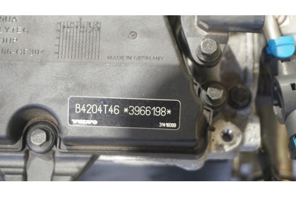 VOLVO S60 III V60 II V90 XC90 XC60 II T6 PLUG IN HYBRID ENGINE B4204T46 Catalog number of the part B4204T46