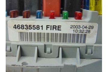 46835581  CAJA RELES / FUSIBLES FIAT II PUNTO (188) BERLINA 1.2 Classic Natural Power 2004 46835581 188321 FIAT - 2