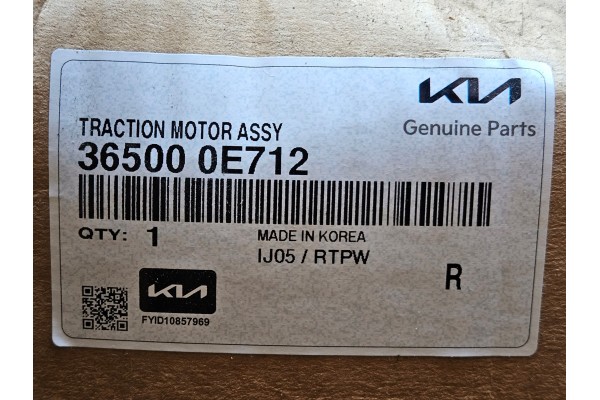Motor eléctrico EM16 204KM KIA NIRO EV I 1 36500-0E712 / 36500-0E710