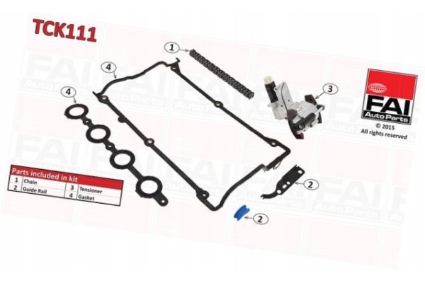 Timing chain kit FAI TCK111