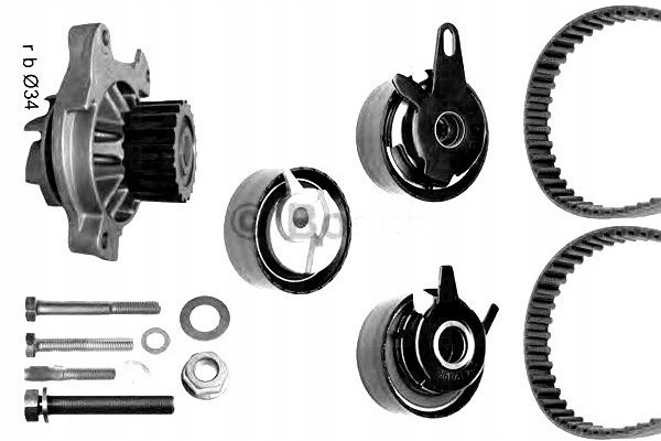 1987948878 timing belt kit VW T4 2 5TDI Version European