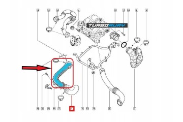 REPAIR KIT TURBO PIPE OPEL VIVARO RENAULT TRAFIC 2 0 dCi 8200808665 EAN GTIN 5907472431910