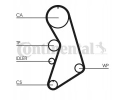 TIMING SET WATER PUMP CT909WP2