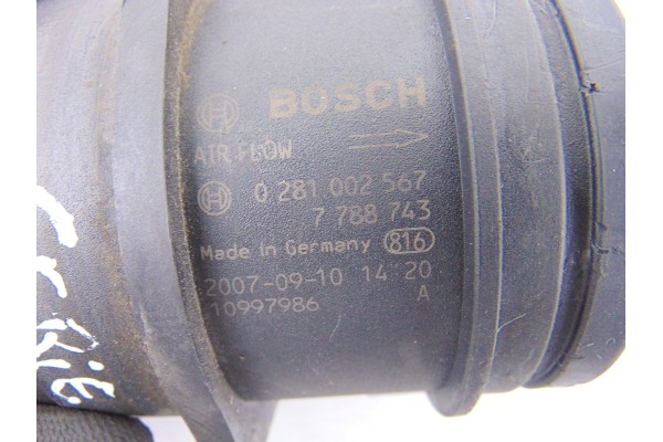 7788743  CAUDALIMETRO BMW SERIE 1 BERLINA (E81/E87) 118d 2007 7788743 188733 BMW - 4