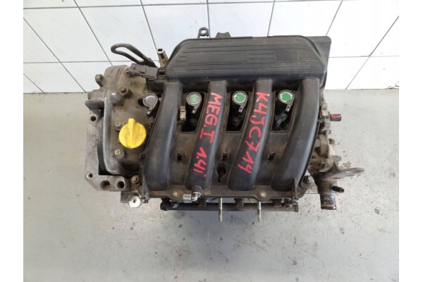 RENAULT MEGANE II 1 4 16V 70 KW 2003 CYANOBACTERIA WITHOUT ACCESSORIES K4JC714 Catalog number of the part K4JC714