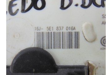 5E1837016A  CERRADURA PUERTA DELANTERA DERECHA SEAT TOLEDO (KG3) Reference 2014 5E1837016A 188830 SEAT - 2