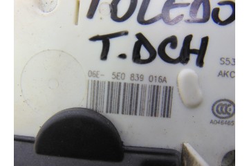 5E0839016A  CERRADURA PUERTA TRASERA DERECHA SEAT TOLEDO (KG3) Reference 2014 5E0839016A 188832 SEAT - 2