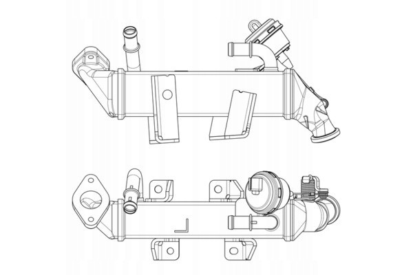 Radiator exhaust gas recirculation MAHLE CE 19 000P Part manufacturer Mahle