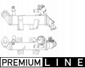 Radiator exhaust gas recirculation MAHLE CE 19 000P Catalog number of the part CE 19 000P