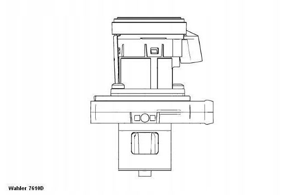 Wahler 7610D Valve AGR Product weight with unit packaging 4 kg