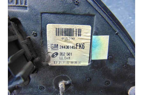 PLATA  RETROVISOR IZQUIERDO OPEL VECTRA C BERLINA Club 2003 PLATA 179552 OPEL - 5