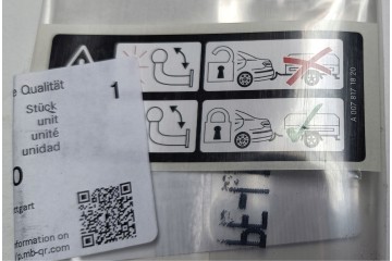 MERCEDES C CLASS W205 STATION WAGON TOWBAR MODULE Quality of parts according to GVO O original with manufacturer s logo OE