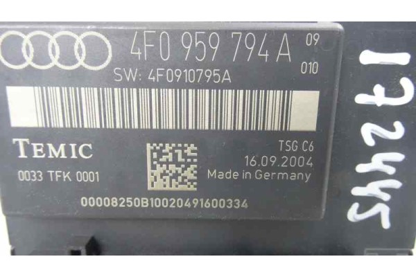 4F0959794A  MODULO ELECTRONICO AUDI A6 BERLINA (4F2) 2.0 TDI 2005 4F0959794A 172445 AUDI - 2