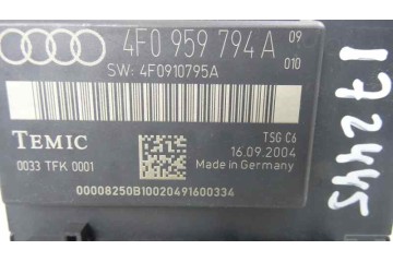 4F0959794A  MODULO ELECTRONICO AUDI A6 BERLINA (4F2) 2.0 TDI 2005 4F0959794A 172445 AUDI - 2