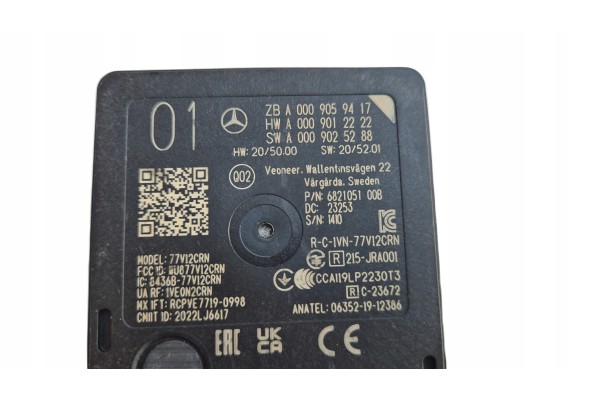 Radar Blind spot sensor rear Mercedes OE A0009059417 ORYG NEW Version European