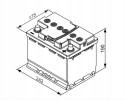 BATTERY BOSCH S5 AGM 60AH 680A S5A05 START STOP RIGHT Catalog number of the part 0 092 S5A 050