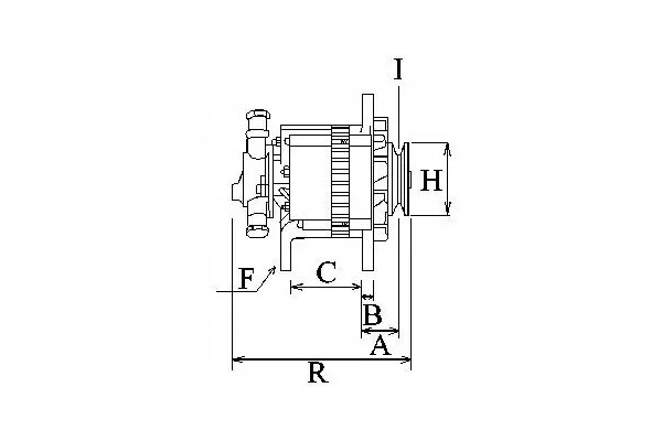 ALTERNATOR 100A 112271 HC CARGO OPEL ASTRA Packaging status original