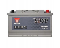 CAR BATTERY YUASA YBX5115 12V 90AH 800A P