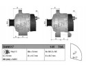 ALTERNATOR DENSO DAN517 Product weight with unit packaging 7 kg