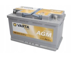 Battery Varta 12V 80Ah 800A AGM Start Stop Dynamic A6 K prod February 2026