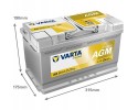 Battery Varta 12V 80Ah 800A AGM Start Stop Dynamic A6 K prod February 2026 Part manufacturer Varta