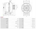 Alternator VOLVO S60 2 4 Diesel D5 AWD VOLVO V70 2 4 Diesel D5 Quality of parts according to GVO P replacement with original qua