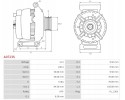 Alternator AUDI A6 3 2 FSi AUDI A6 2 4 AUDI A6 3 2 FSi AUDI A6 2 8 FSi Catalog number of the original VW 06E903016G