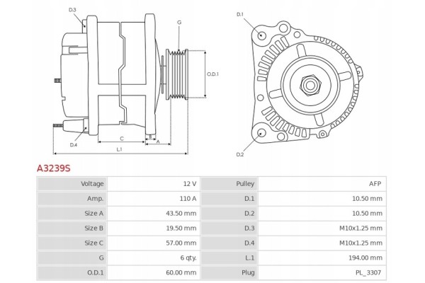 Alternator HYUNDAI Tucson 2 0 HYUNDAI ix35 2 0 KIA Optima 2 0 Catalog number of the original HYUNDAI BEIJING 37300 25600