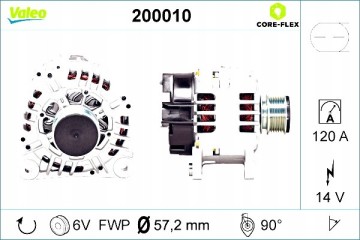 ALTERNATOR AUDI A2 A3 A4 B5 A4 B6 A6 C4 A6 C5 TT FORD GALAXY I SEAT Quality of parts according to GVO Q original with factory lo