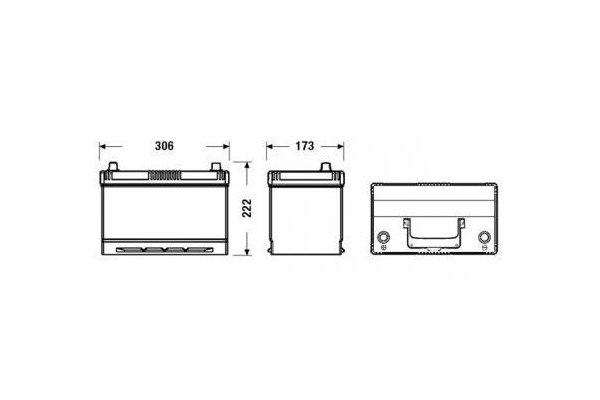 Battery Centra CB955 95AH 760A L Model CB955