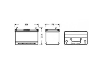 Battery Centra CB955 95AH 760A L Model CB955