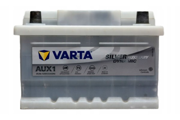 Rechargeable battery VARTA AUXILIARY 35Ah 520A AUX1 P Part manufacturer Varta