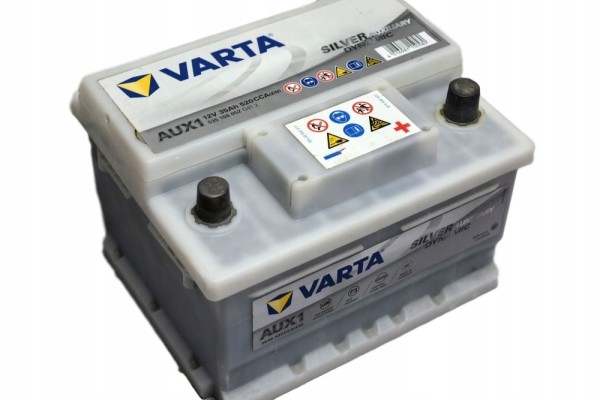 Rechargeable battery VARTA AUXILIARY 35Ah 520A AUX1 P Polarity right