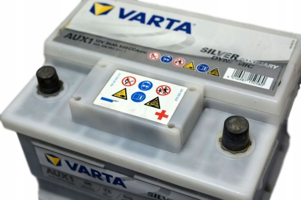 Rechargeable battery VARTA AUXILIARY 35Ah 520A AUX1 P Capacity 35 Ah