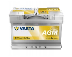BATTERY VARTA E39 AGM 70AH A7 START STOP NEW MODEL SMOKE SLI