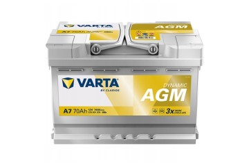 BATTERY VARTA E39 AGM 70AH A7 START STOP NEW MODEL SMOKE SLI