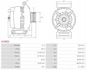 Alternator PEUGEOT 308 CC 1 6 THP PEUGEOT 3008 1 6 VTi PEUGEOT 3008 1 6 VTi Catalog number of the original BMW 12317553009 BMW 1