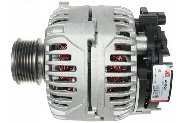 AS PL A0190 P ALTERNATOR WITH WHEEL AUDI A3 8P1 2 0FSI 2 0 TDI 2 0 TFSI
