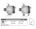 DENSO DAN998 alternator Car type buses cargo vans passenger cars