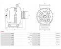 Alternador AS-PL A0487