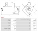 New Starter CASE 421 ATLAS COPCO Various Models PERKINS 1004 4 4 0 Quality of parts according to GVO Q original with factory log