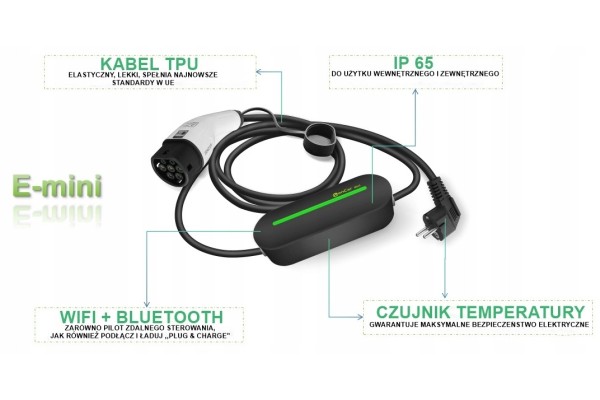 Charger 16A 230V Temperature Sensor 3 5kW Type2 EU IEC 62196 ZenCar WIFI Part manufacturer WOLLER