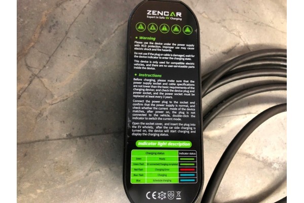 Cargador 16A 230V con Sensor de Temperatura, 3.5kW, Tipo 2 EU IEC 6219