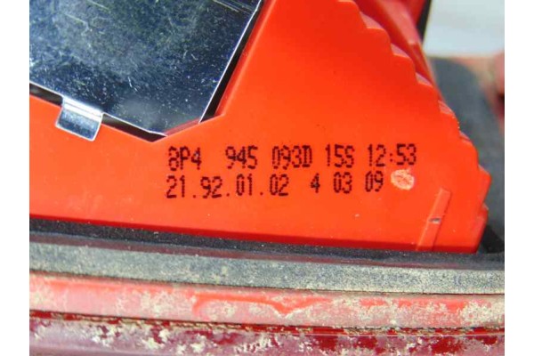 8P4945093D PILOTO TRASERO IZQUIERDO INTERIOR AUDI A3 SPORTBACK (8PA) 1.9 TDI Attraction 2009 8P4945093D 178624 AUDI - 7