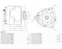ALTERNATOR 100A A6007PR AS PL TOYOTA AVENSIS Car type cargo vans passenger cars