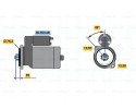Motor de arranque Bosch 0 001 123 014 para VW 2.0 TDI Golf V